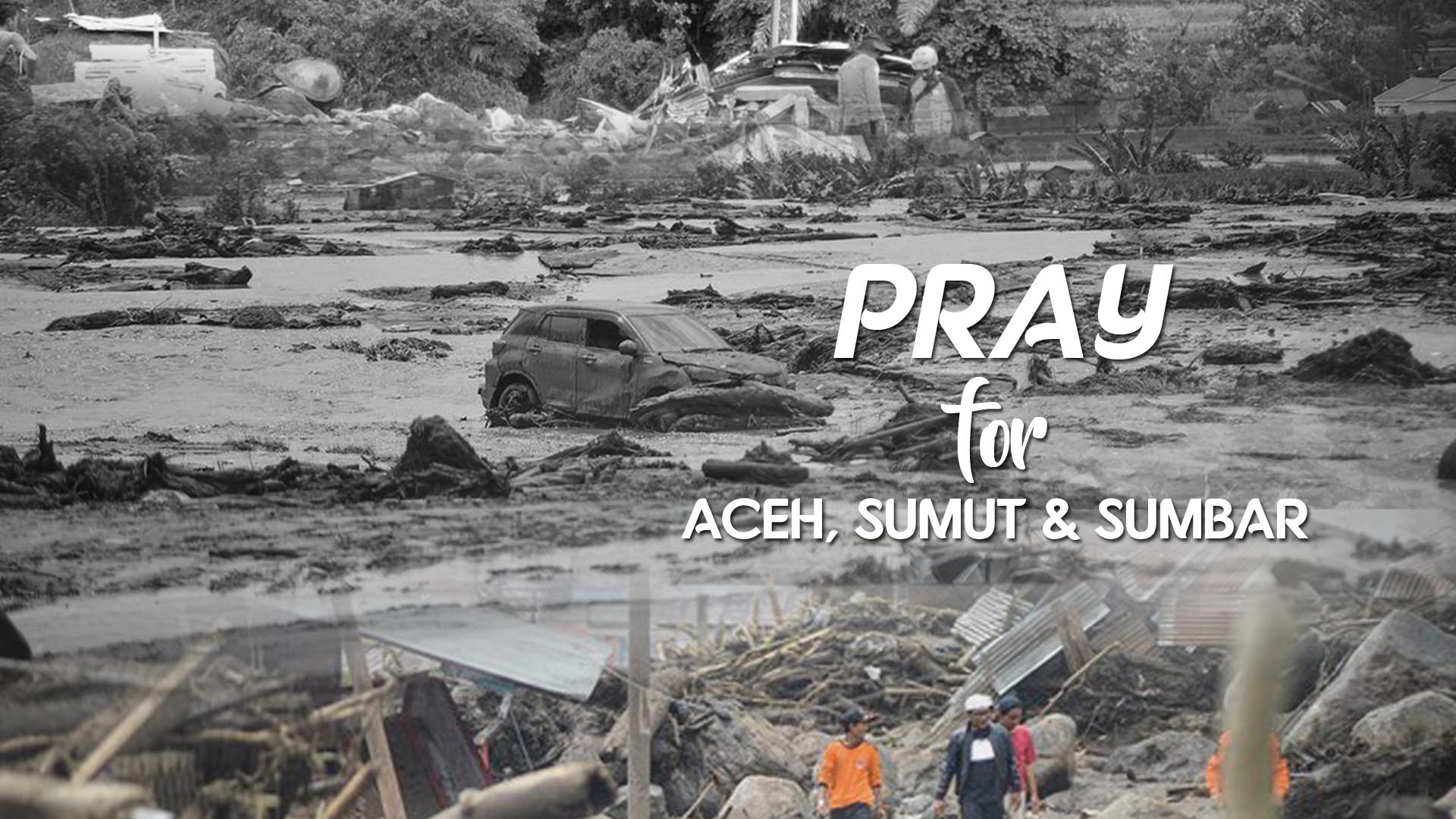 Banjir bandang yang melanda wilayah Sumatra pada akhir 2025 akibat kerusakan hulu dan curah hujan ekstrem."