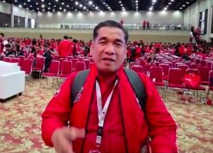 Edwar Samsi anggota DPRD Provinsi Bengkulu menghadiri Rakernas PDIP hari kedua di Ancol Jakarta